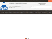 Tablet Screenshot of headcoachsports.com